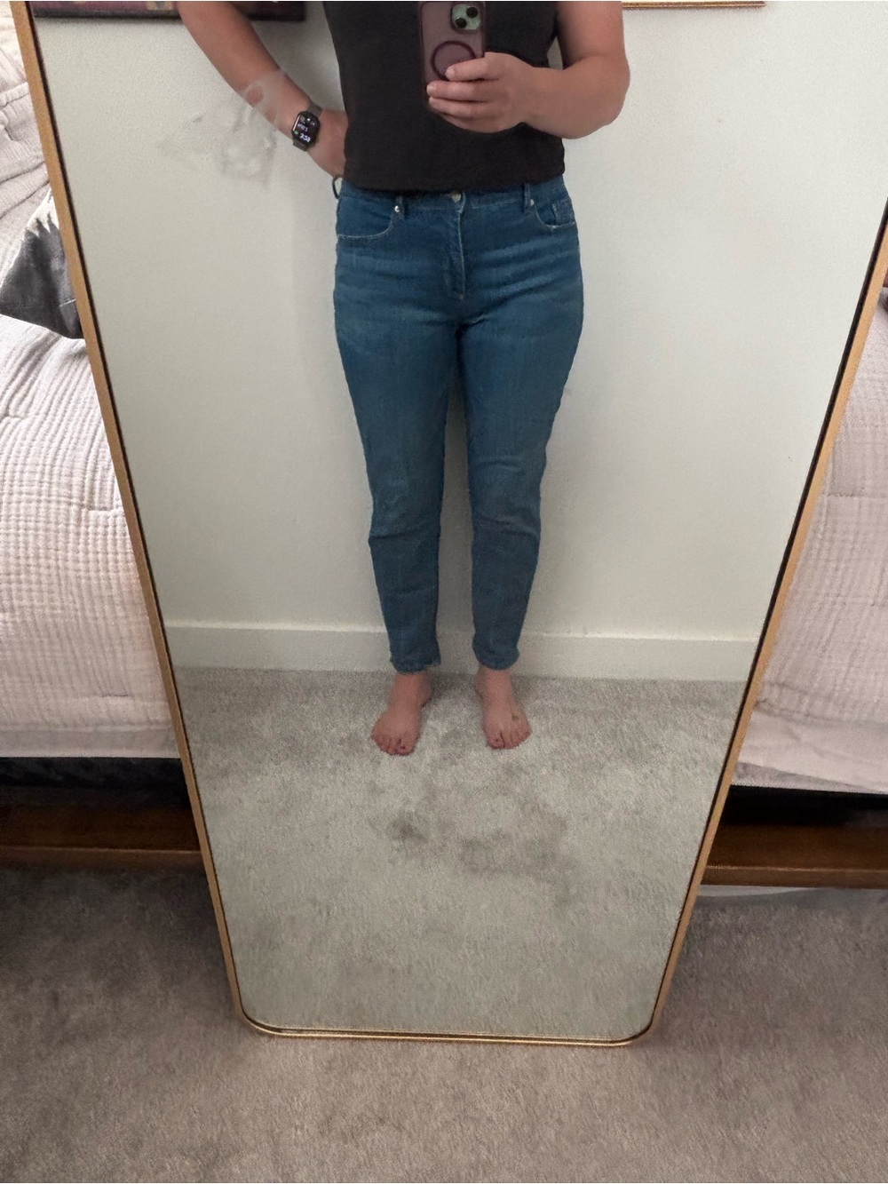 LOFT Skinny Jeans in Medium Blue